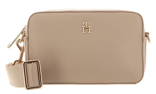 Tommy Hilfiger Damen TH Essential SC Camera Bag AW0AW15724 Crossovers, Beige (White Clay) von Tommy Hilfiger