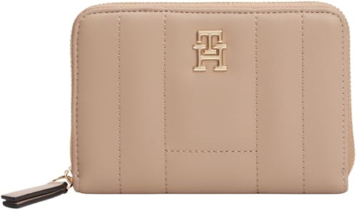 Tommy Hilfiger Damen Geldbörse Feminine mit Reißverschluss, Beige (Coastal Taupe), Einheitsgröße von Tommy Hilfiger