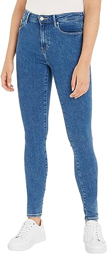 Tommy Hilfiger Damen Jeans Skinny Fit, Blau (Eve), 36W / 30L von Tommy Hilfiger