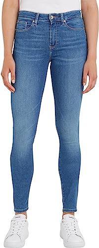 Tommy Hilfiger Damen Jeans TH Flex Como Skinny Stretch, Blau (Izzy), 25W / 28L von Tommy Hilfiger