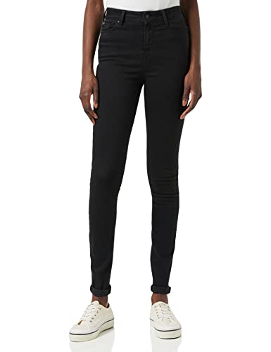 Tommy Hilfiger Damen Th Flex Harlem U Skinny Hw Black Hose, Schwarz, W24/L30 von Tommy Hilfiger