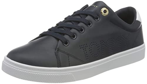 Tommy Hilfiger Damen Th Iconic Cupsole Sneaker, Wüstenhimmel, 36 EU von Tommy Hilfiger