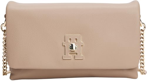 Tommy Hilfiger Damen Crossbody Bag Tasche Modern Mini Crossover mit Tragekette, Beige (Coastal Taupe), Einheitsgröße von Tommy Hilfiger