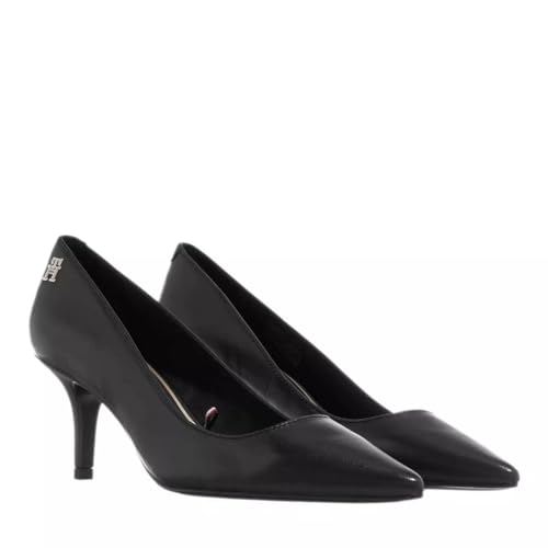 Tommy Hilfiger Damen Pumps TH Pointy Pump Schuhe , Schwarz (Black), 40 EU von Tommy Hilfiger