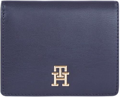 Tommy Hilfiger Damen Portemonnaie Spring Chic Bifold Wallet Klein, Blau (Space Blue), Einheitsgröße von Tommy Hilfiger