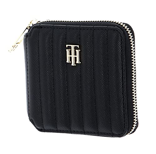 Tommy Hilfiger Damen TH Timeless MED Wallet Quilted AW0AW13644 Geldbörsen, Schwarz (Black) Tommy Hilfiger Damen TH Timeless MED Wallet Quilted AW0AW13644 Geldbörsen, Schwarz (Black) von Tommy Hilfiger