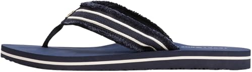 Tommy Hilfiger Damen Flip Flops Beach Sandal Zehentrenner, Blau (Space Blue), 39 von Tommy Hilfiger