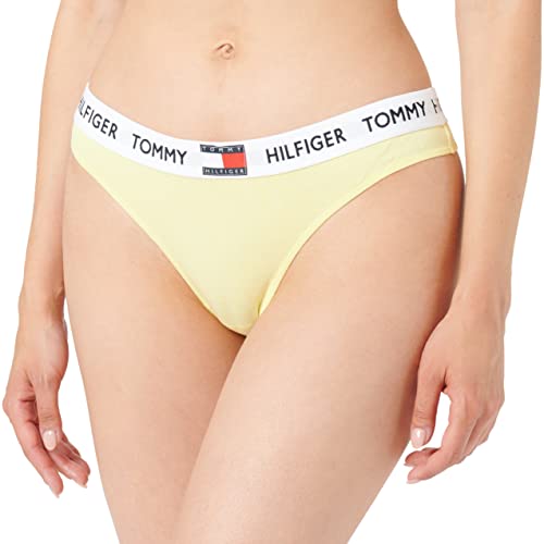 Tommy Hilfiger Damen Thong Tanga, Mystic Yellow, L von Tommy Hilfiger