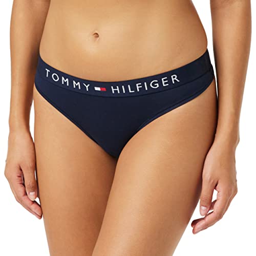 Tommy Hilfiger Damen Thong Tanga Blau (Navy Blazer 416), S von Tommy Hilfiger