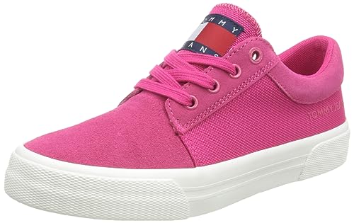 Tommy Jeans Damen Vulcanized Sneaker Lace Up Schuhe, Rosa (Gypsy Rose), 38 von Tommy Jeans