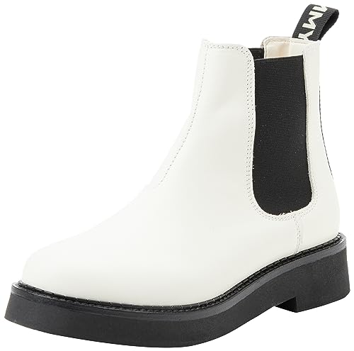 Tommy Jeans Damen TJW Chelsea Flat Boot EN0EN02311 Mittelhohe Stiefel, Weiß, 38 EU von Tommy Jeans