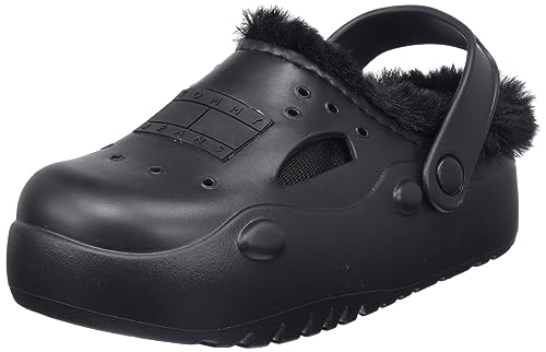 Tommy Jeans Tjw Freedom Mule Warm Lining Schlappen, Damen, Schwarz (Black), 37/38 Eu von Tommy Jeans