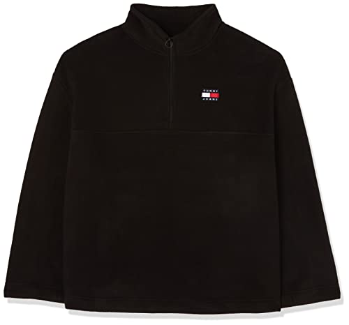 Tommy Jeans Damen Tjw Ovrszd Badge Polar Fleece DW0DW14351 Sweatshirts, Schwarz, XL Tommy Jeans Damen Tjw Ovrszd Badge Polar Fleece DW0DW14351 Sweatshirts, Schwarz, XL von Tommy Jeans