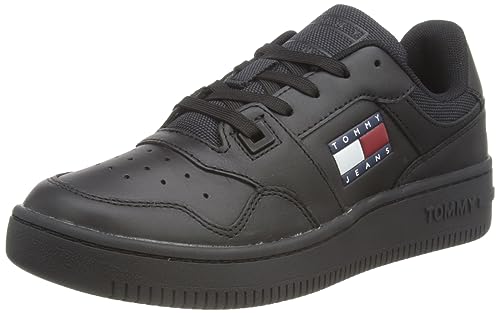 Tommy Jeans Women TJW RETRO BASKET ESS, Triple Black, 37 EU Tommy Jeans Women TJW RETRO BASKET ESS, Triple Black, 37 EU von Tommy Jeans