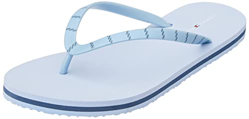 Tommy Hilfiger Damen Flip Flops Tommy Essential Beach Sandal Badeschuhe, Blau (Vessel Blue), 39 EU von Tommy Hilfiger