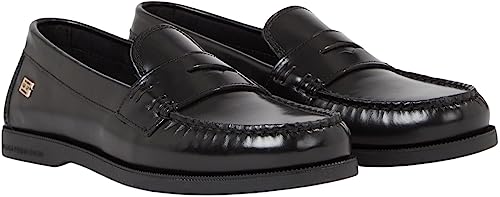 Tommy Hilfiger Damen Driver Schuh Essential Mokassins, Schwarz (Black), 38 von Tommy Hilfiger