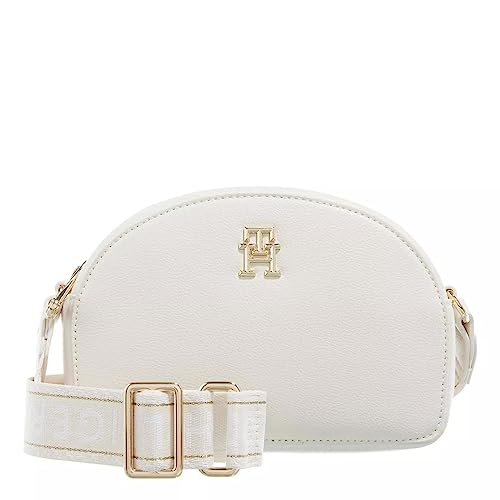 Tommy Hilfiger Damen Umhängetasche Tommy Life Half Moon Camera Bag Klein, Beige (Weathered White), Einheitsgröße von Tommy Hilfiger