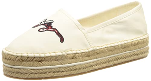 Tommy Hilfiger Damen Tommy Signature Espadrille Hausschuh, Natur, 39 EU von Tommy Hilfiger