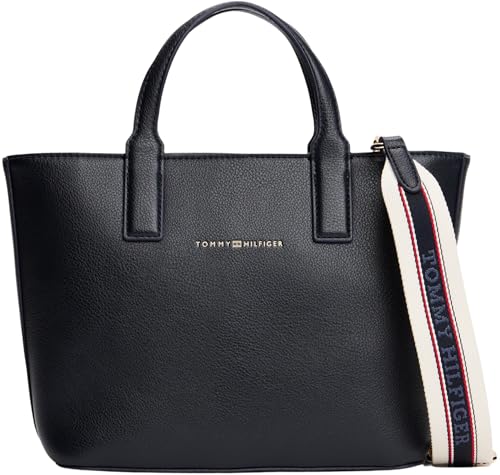Tommy Hilfiger Damen Tote Bag Tasche Logotape Mini Klein, Blau (Space Blue Corp), Einheitsgröße von Tommy Hilfiger