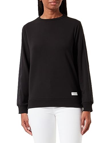 Tommy Hilfiger Damen Track Top Nos (EXT Sizes) UW0UW04784 Schwere Strickwaren, Schwarz (Black), M von Tommy Hilfiger