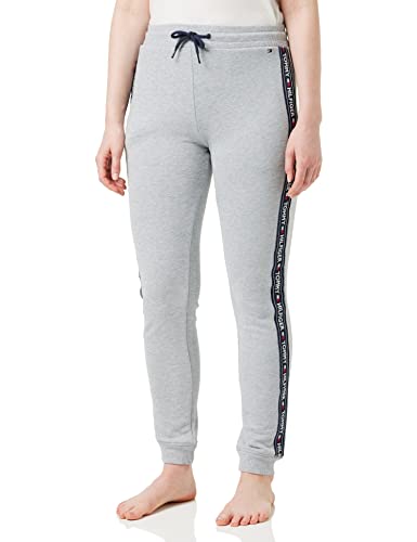 Tommy Hilfiger Damen Jogginghose Sweatpants Lang, Grau (Grey Heather), M von Tommy Hilfiger