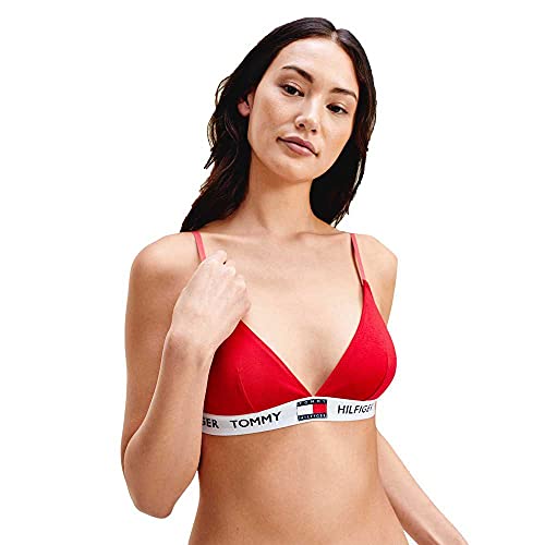 Tommy Hilfiger PADDED TRIANGLE BRA Triangel-BHs Damen, Rot (Tango Red), S von Tommy Hilfiger