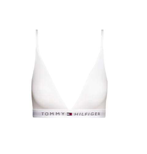 Tommy Hilfiger Damen Triangel BH Stretch, Weiß (White), M von Tommy Hilfiger