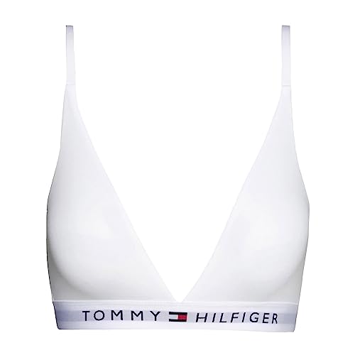 Tommy Hilfiger Damen Triangel BH Stretch, Weiß (White), M von Tommy Hilfiger