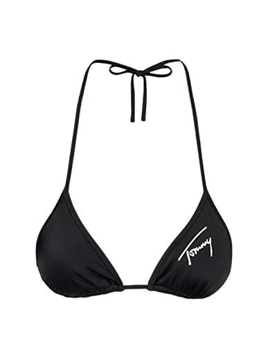 Tommy Hilfiger Damen Triangle Fixed Foam Bikini, schwarzes, XS von Tommy Hilfiger