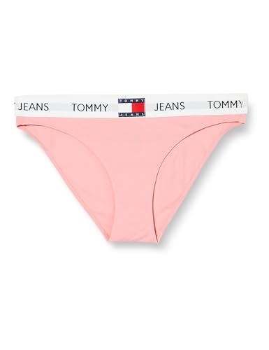 Tommy Hilfiger Damen UW0UW04693 Bikini Hose, Rosa (Tickled Pink), L von Tommy Hilfiger