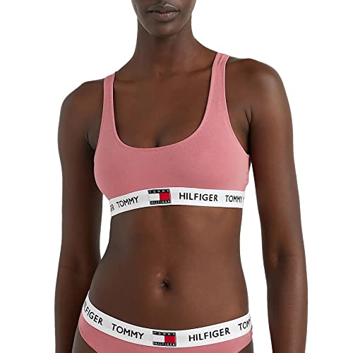 Tommy Hilfiger Damen Unlined Bralette UW0UW02225 Andere BHS, Rosa (English Pink), XS von Tommy Hilfiger