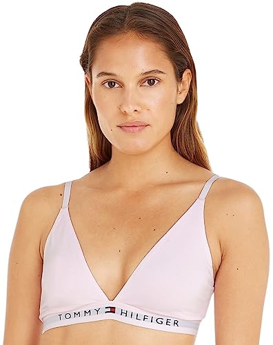 Tommy Hilfiger Damen Unlined Triangle (EXT Sizes) UW0UW04144 Triangel-BHS, Rosa (Light Pink), XXL von Tommy Hilfiger