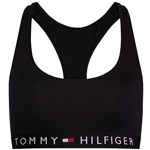 Tommy Hilfiger Damen BH Bralette ohne Bügel, Schwarz (Black), XS von Tommy Hilfiger