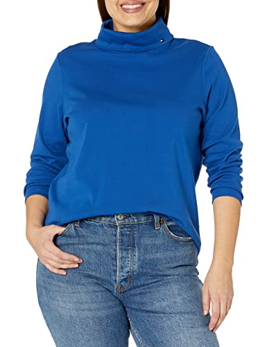 Tommy Hilfiger Damen W2rh0304-tbu-1x Pullover, Echtes Blau, 1X von Tommy Hilfiger