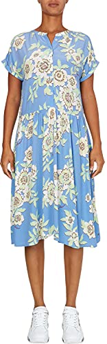 Tommy Hilfiger Damen WW0WW31074 Kleid, Hot House Floral/Wonder Blue, 36 Regular von Tommy Hilfiger