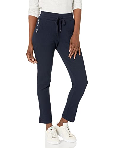 Tommy Hilfiger Damen Waffle Knit Jogger Jogginghose, Kapitän des Himmels (Sky Captain), X-Groß von Tommy Hilfiger