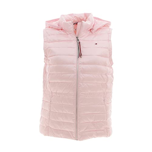 Tommy Hilfiger Damen Weste Feminine LW Down Vest Steppweste, Rosa (Pastel Pink), XS von Tommy Hilfiger