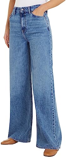 Tommy Hilfiger Damen Jeans Wide Leg High Waist, Blau (Joey), 29W / 32L von Tommy Hilfiger