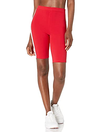 Tommy Hilfiger Damen Women's Logo Tape Bike Shorts Fahrradshorts, scharlachrot, XX-Small von Tommy Hilfiger