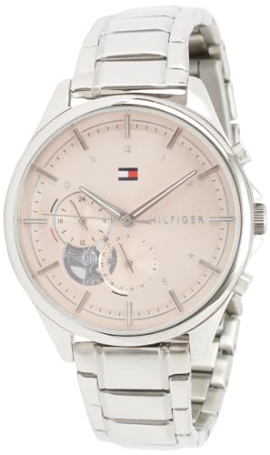 Tommy Hilfiger Multi Zifferblatt Quarz Uhr für Damen mit Silbernes Edelstahlarmband - 1782414 von Tommy Hilfiger