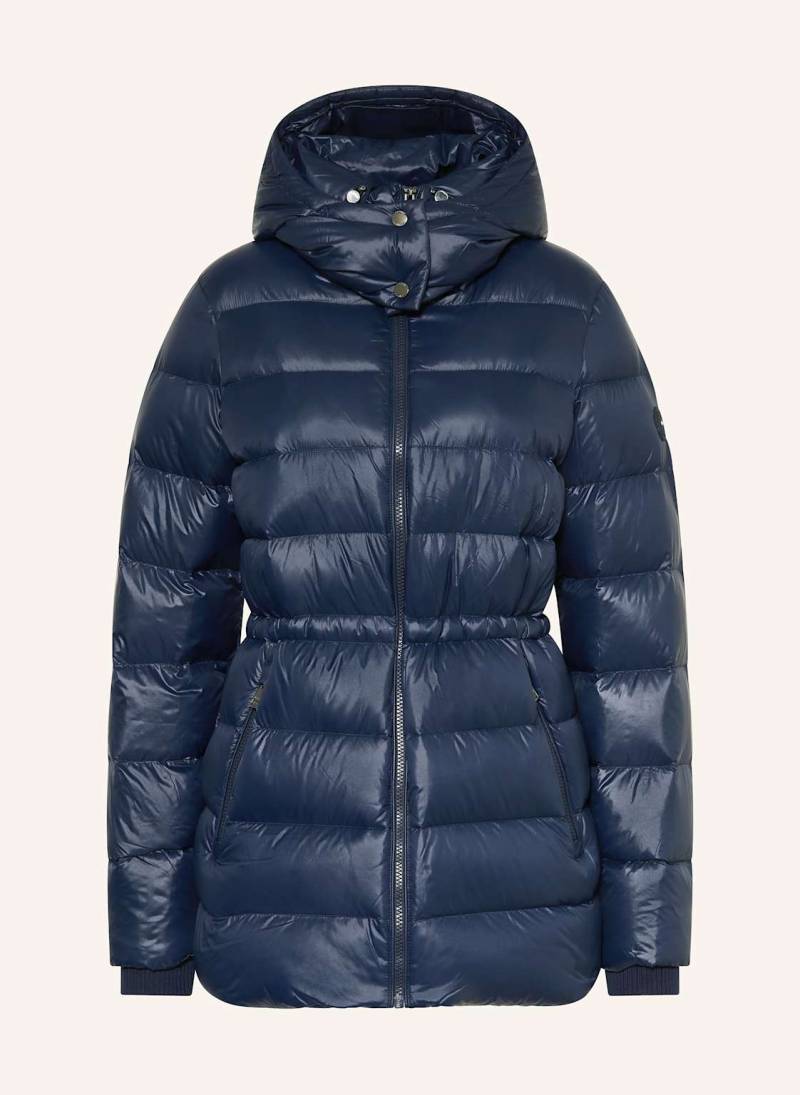 Tommy Hilfiger Daunenmantel Mit Abnehmbarer Kapuze blau von Tommy Hilfiger