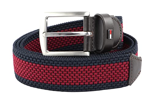 Tommy Hilfiger Denton Elastic 3.5 Belt W85 Corporate Red / Navy von Tommy Hilfiger