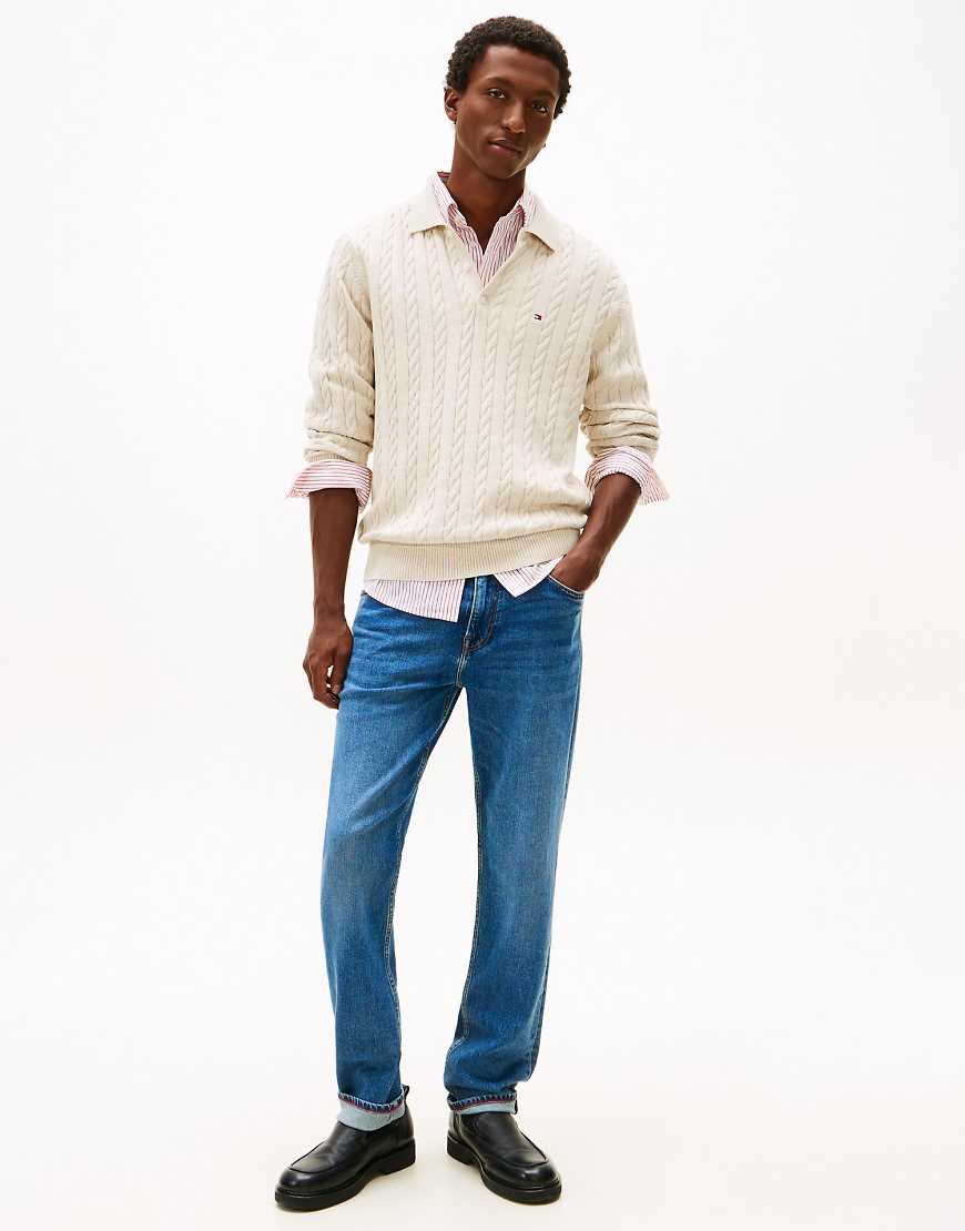 Tommy Hilfiger - Denton - Jeans in verblasstem Blau mit geradem Schnitt von Tommy Hilfiger