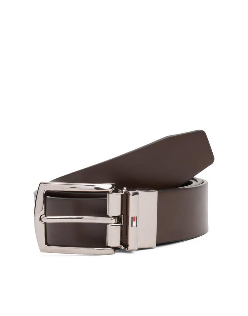 Tommy Hilfiger - Denton - Ledergürtel in Dunkelbraun von Tommy Hilfiger