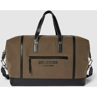 Tommy Hilfiger Duffle Bag mit Label-Schriftzug Modell 'PREP CLASSIC' in Oliv, Größe One Size von Tommy Hilfiger