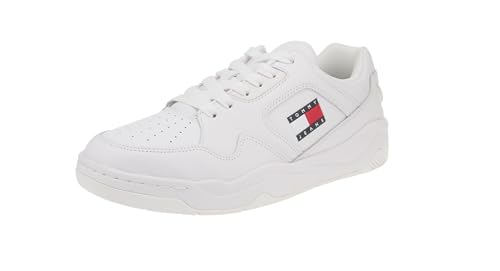 Tommy Hilfiger EM0EM01350 - Herren Schuhe Sneaker - YBR-White, Größe:40 EU von Tommy Hilfiger