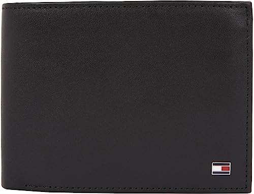 Tommy Hilfiger Herren Portemonnaie Eton mit Münzfach, Schwarz (Black), Einheitsgröße von Tommy Hilfiger