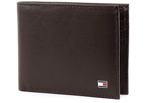 Tommy Hilfiger ETON MINI CC WALLET BM56924739 Herren Geldbörsen 11x9x2 cm (B x H x T), Braun (BROWN 204) von Tommy Hilfiger