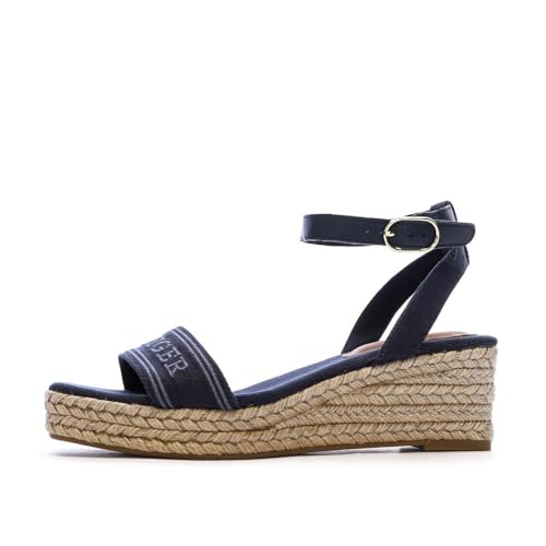 Tommy Hilfiger Espad-Sandalen für Damen, Marineblau, marine, 37 EU von Tommy Hilfiger