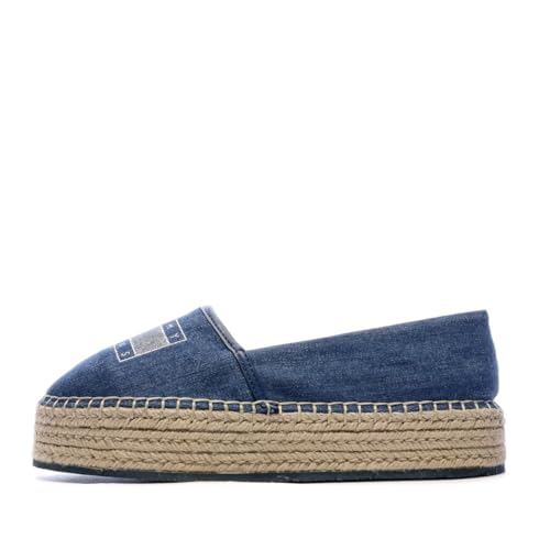 Tommy Hilfiger Espadrilles Blue Jeans Damen Winnie, blau, 36 EU von Tommy Hilfiger